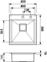 GLAMOUR EV60IL2 Stainless-steel satin