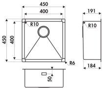 VIBRATO EVSP53IND1 Stainless-steel linen