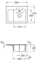 Subway 45 Compact right Ivory 331302FU