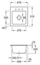 Subway 45 XS StoneWhite 678102RW