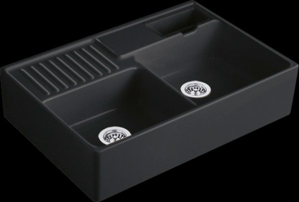 Sink unit Double-bowl Ebony 632392S5